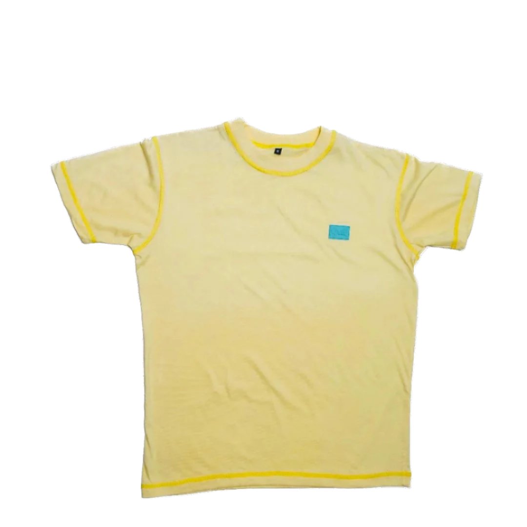 ,Yellow Sun Faded Tee