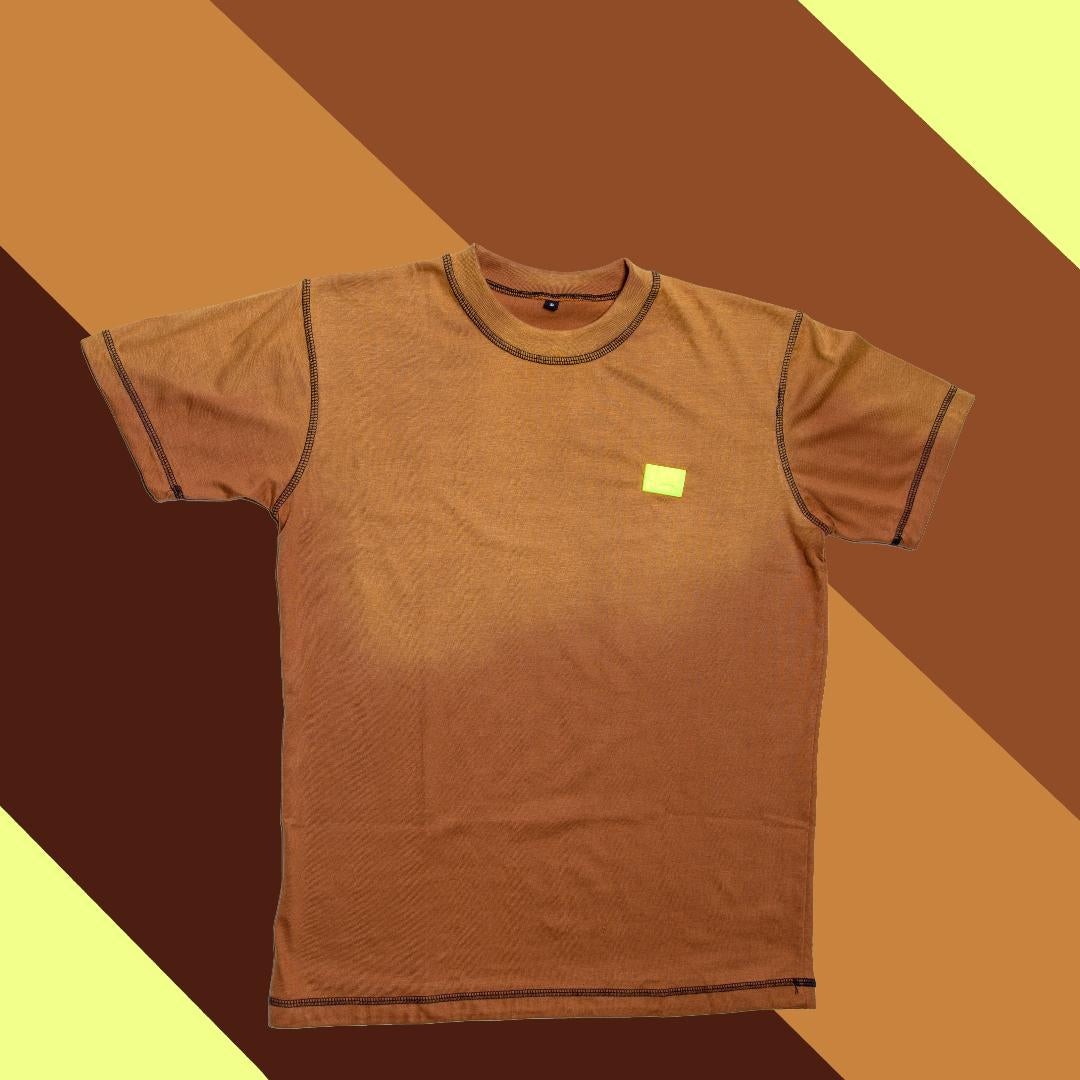 ,Tan Sun Faded Tee